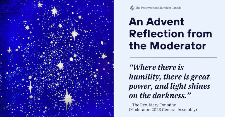 An Advent Reflection from the Moderator