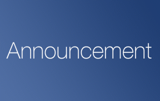 Announcement