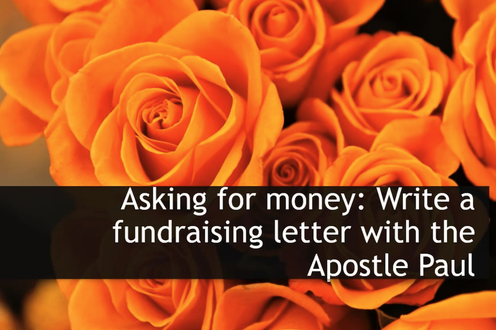 Asking for Money Webinar