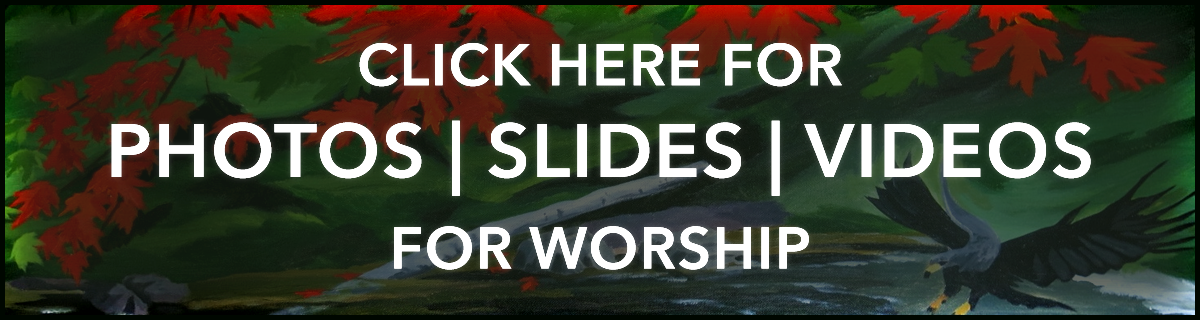 Graphic button to Audiovisual Resources for Worship web page