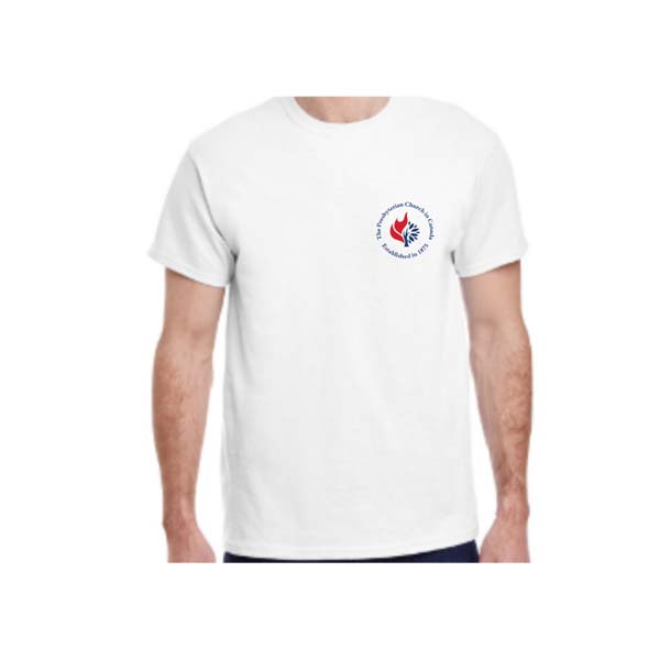 church merch images – white front