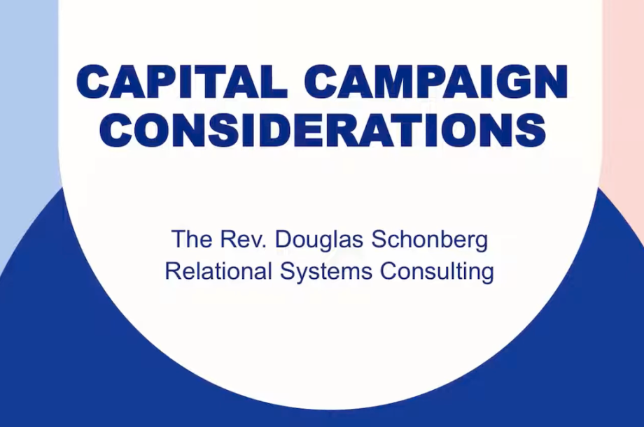 Capital Campaigns Webinar