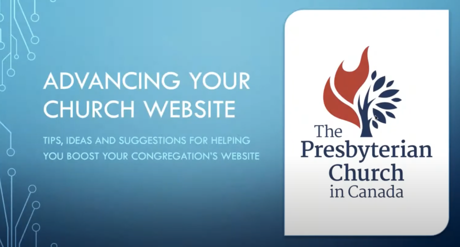 Church websites Webinar