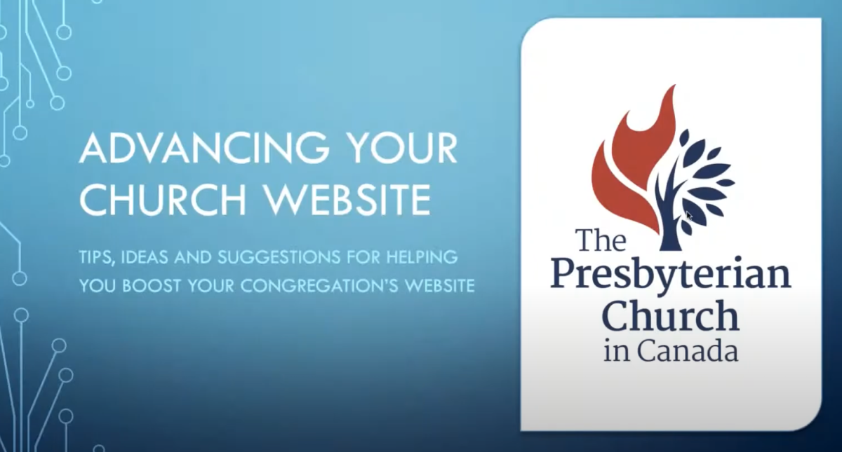Church websites Webinar