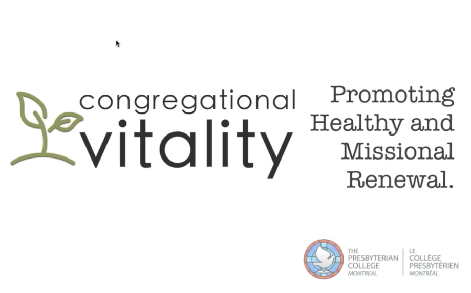 Congregational Vitality Webinar