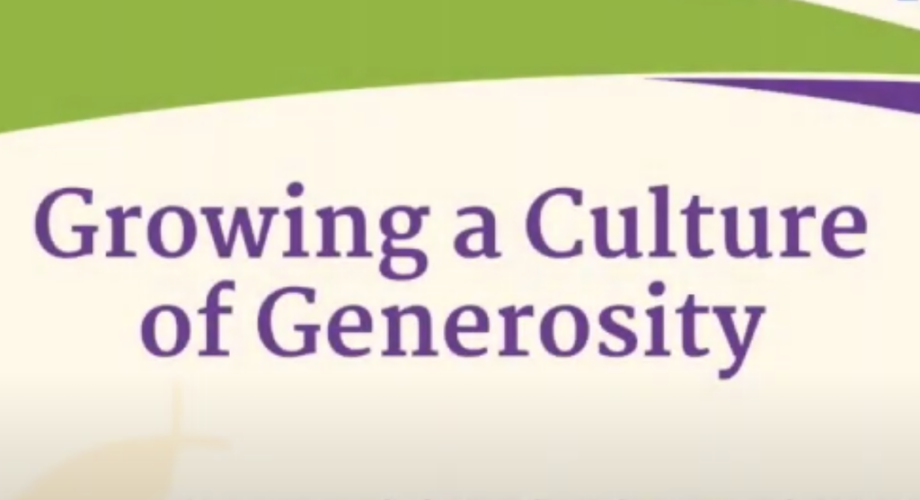 Growing Generosity Webinar