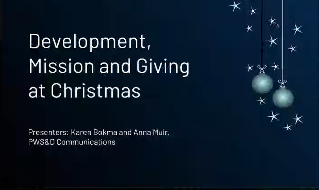Mission at Christmas Webinar