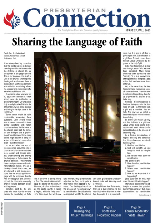 Click here to view an electronic copy of the Presbyterian Connection