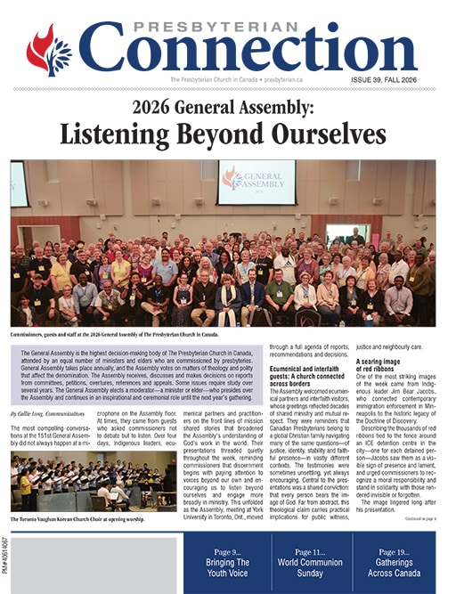 Click here to view an electronic copy of the Presbyterian Connection