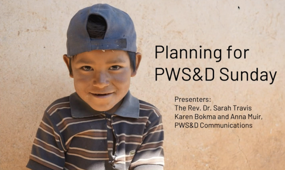 PWS&D Sunday Webinar