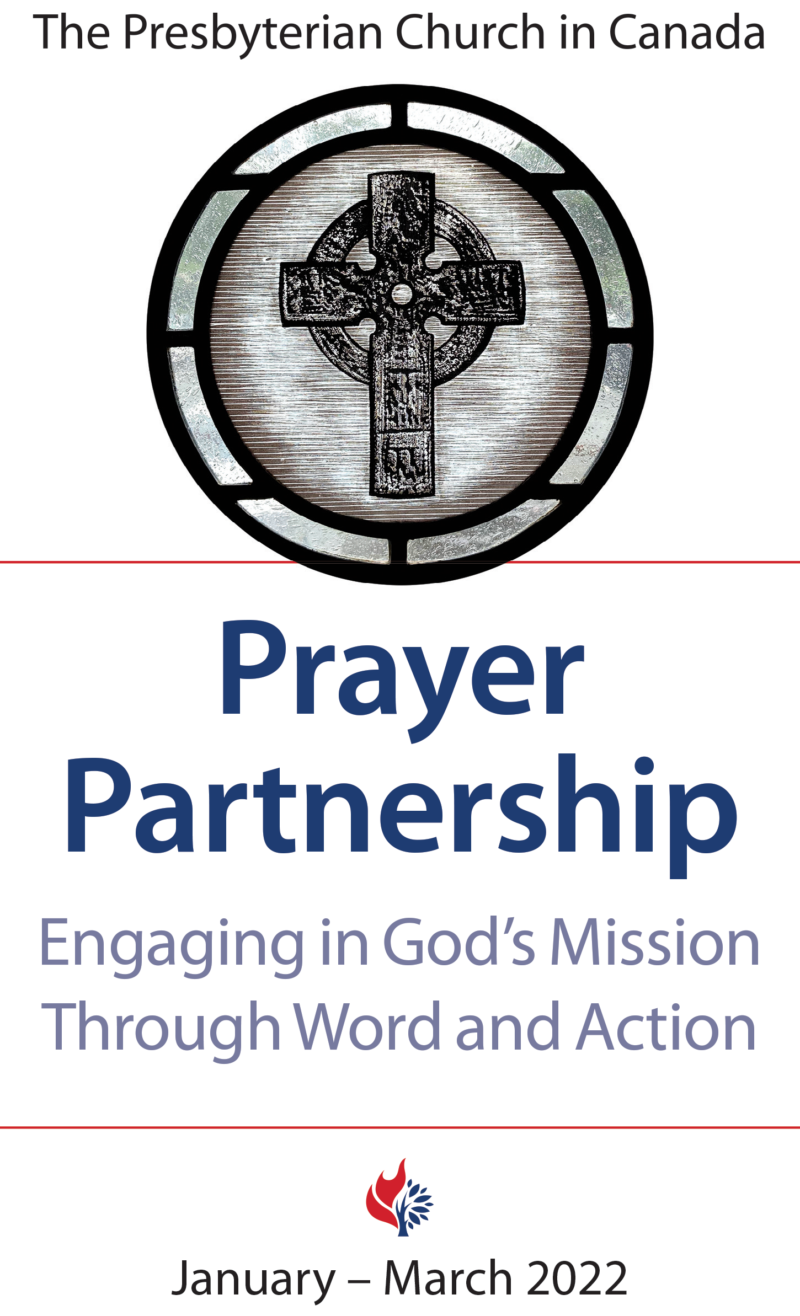Cover Image for the January – March 2022 issue of the PCC's Prayer Partnership resource.