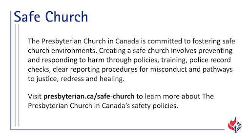 Safe Church Power Point