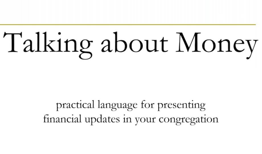 Talking About Money Webinar