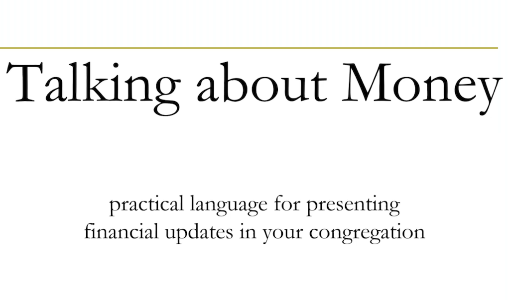 Talking About Money Webinar