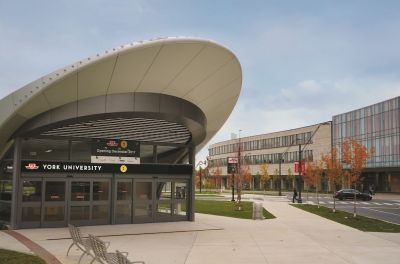 Transit and Parking York Univerity TTC Station