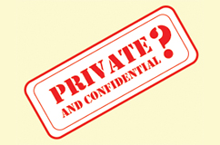 Private and Confidential Stamp