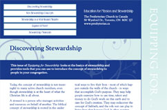 Discovering Stewardship