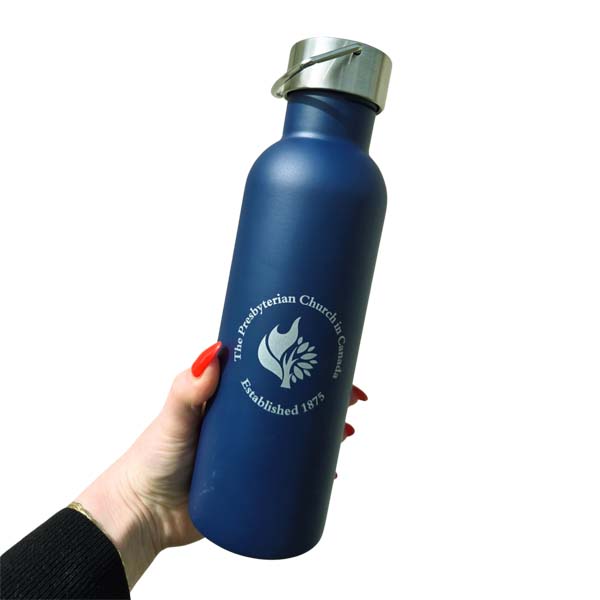church merch images – water bottle