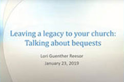 Webinar: About Bequests