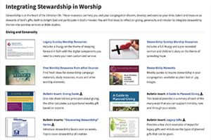 Stewardship Worship Resources